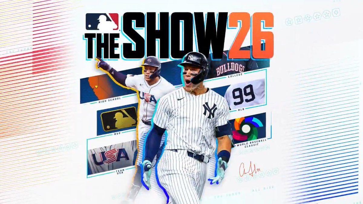 ¡Aaron Judge será la portada de MLB THE SHOW 2026! 🌟 ⚾ 🎮