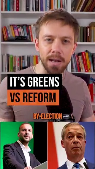 It's the Greens versus Farage's rabble of reject Tories. Gorton and Denton can send Labour a message - or allow the Tories who trashed the country to sneak back to power.