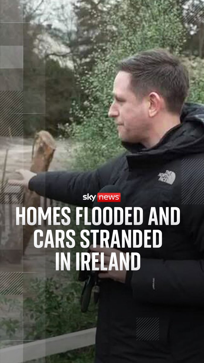 Residents have revealed the damage Storm Chandra has caused to their homes, vehicles and gardens in Ireland. Sky's Stephen Murphy reports ⬇️ Weather latest 🔗