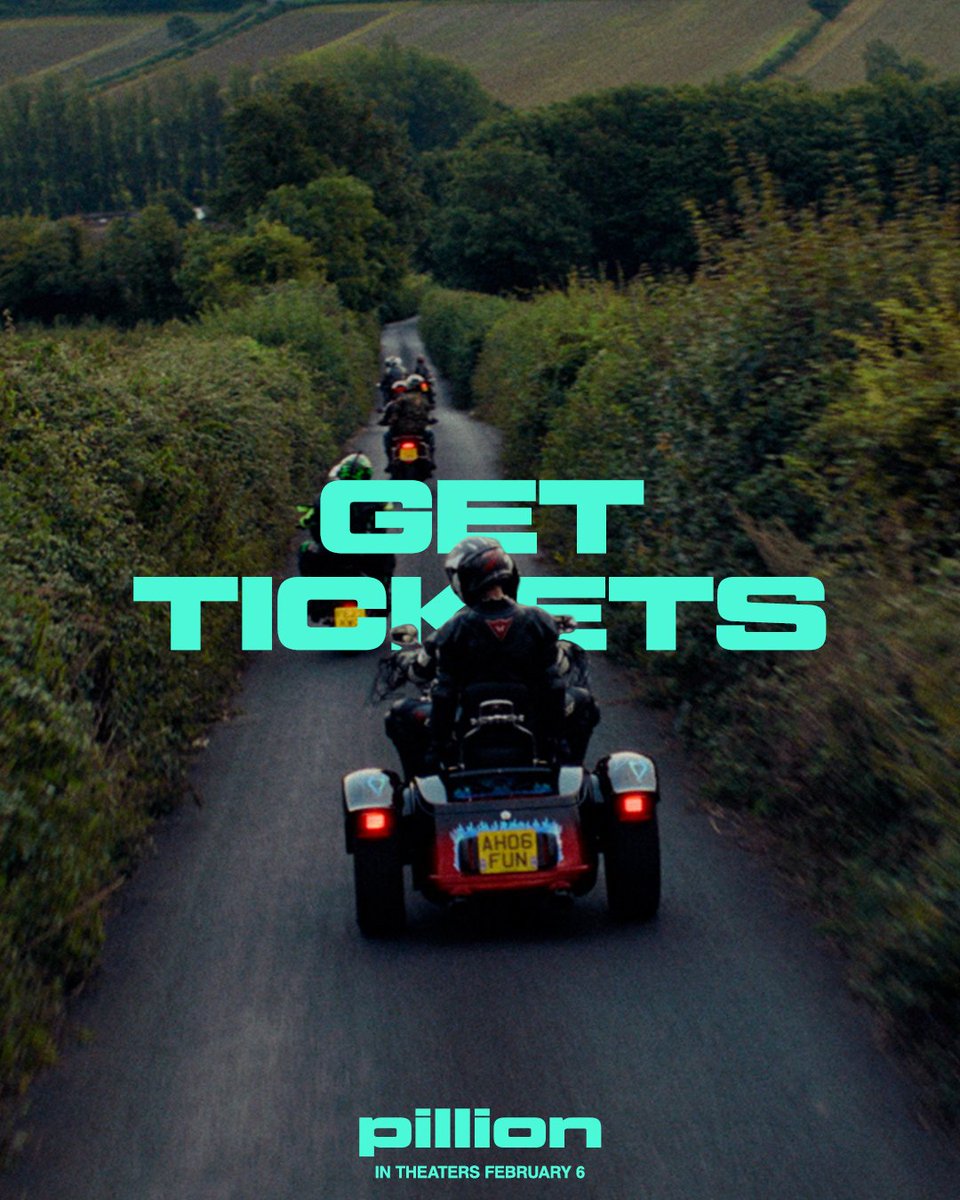 Ready for a joyride? Tickets on sale now for PILLION. In select theaters nationwide February 6.