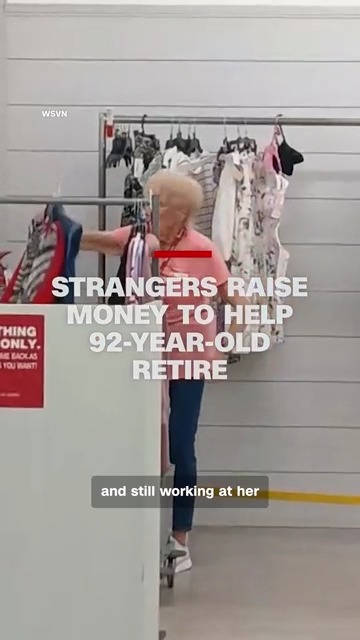 Individuals have donated more than $57,000 to help a 92-year-old woman finally retire from her job.