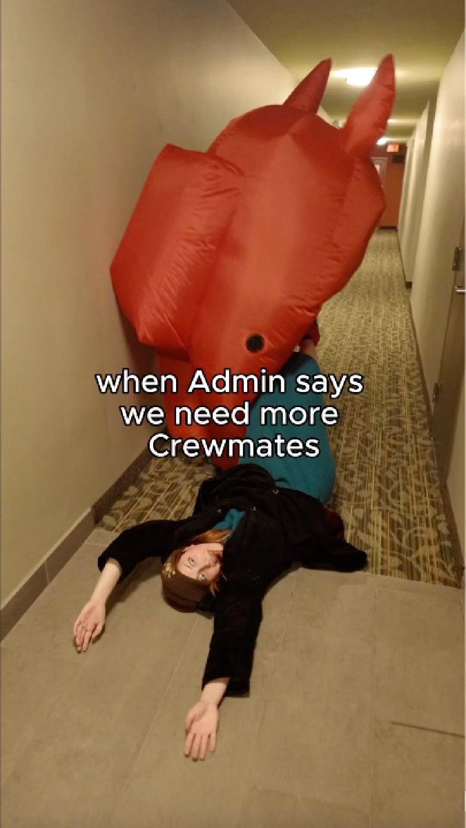 you don't choose the Crewmate life, the Crewmate life chooses YOU