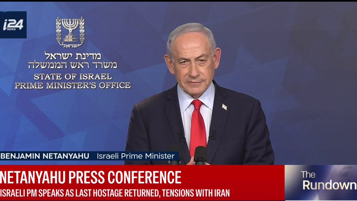 🔴 WATCH Israeli PM Netanyahu at press conference: 'If Iran makes a terrible mistake and attacks Israel, we will respond in a way we didn’t do before'