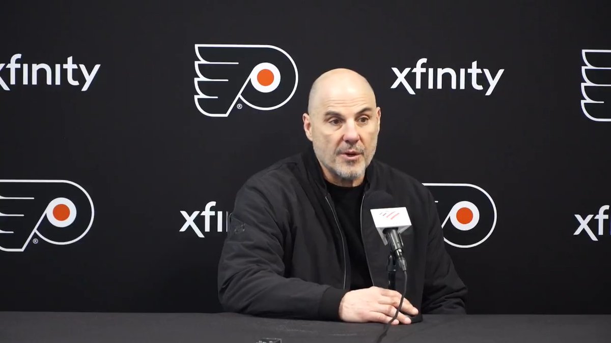 "We’ve moved past it, but we have to learn from it. … We need some guys to dig in and stack some consistent games together." Hear from head coach Rick Tocchet following today's practice at Flyers Training Center.