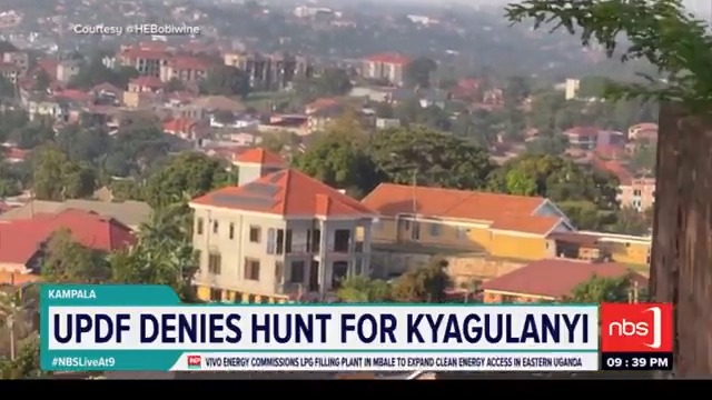 UPDF denies pursuing Kyagulanyi.