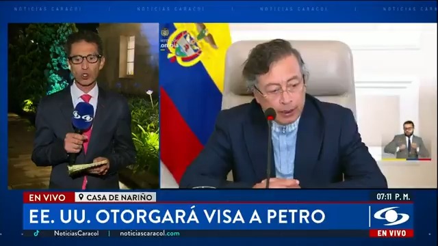 🇺🇸🇨🇴 | Estados Unidos otorga una visa especial al presidente Gustavo Petro para que viaje a Washington para reunirse con el presidente Donald Trump en la Casa Blanca.