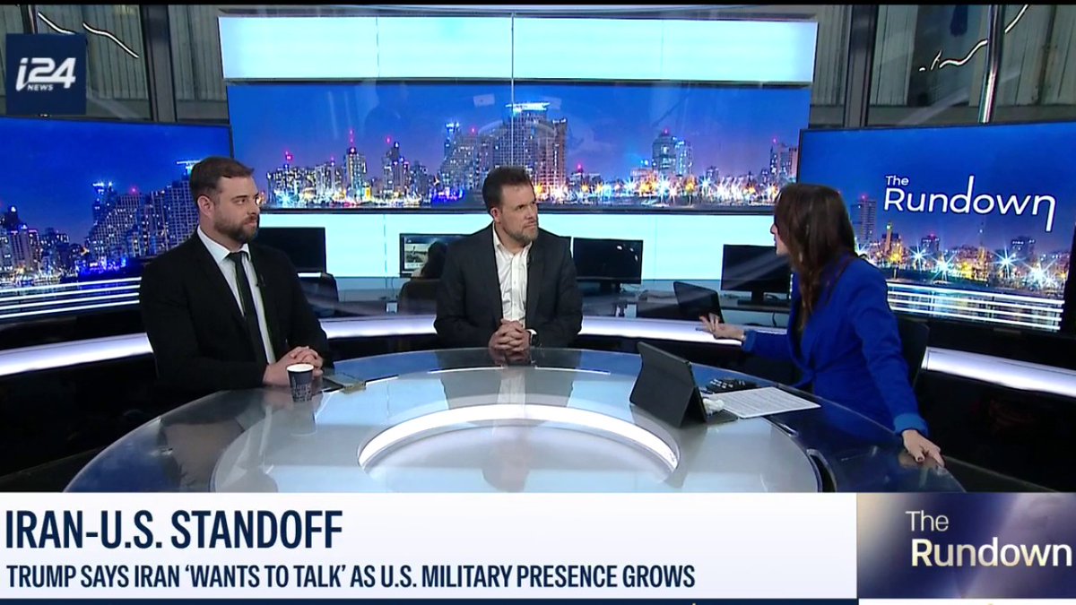 'Most of the military assets that need to be in place for the US to take meaningful action against Iran are in place' Jonathan Conricus on #TheRundown with Benita Levin