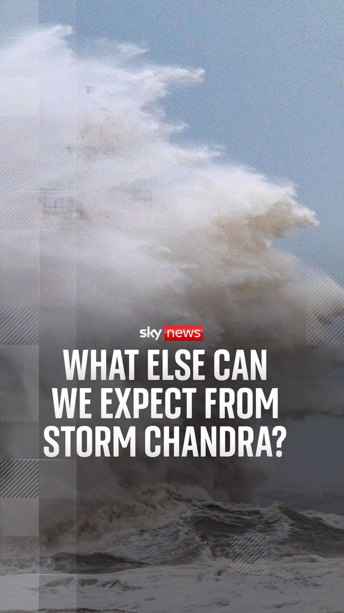 Weather warnings remain in place as Storm Chandra lashes the UK and Ireland, causing flooding, school closures, and transport disruption. Joanna Robinson has the latest ⬇️ Live updates 🔗