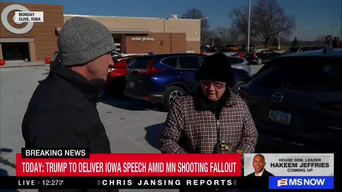 Iowa voter on Trump: “I voted for him first time around ... he got stupid... he thinks he’s God.. I’m not voting Republican again”