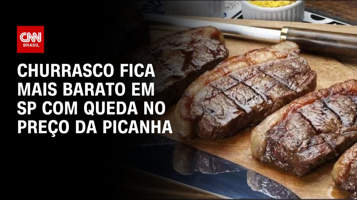 Churrasco fica mais barato em SP com picanha em queda; assista #CNN360º