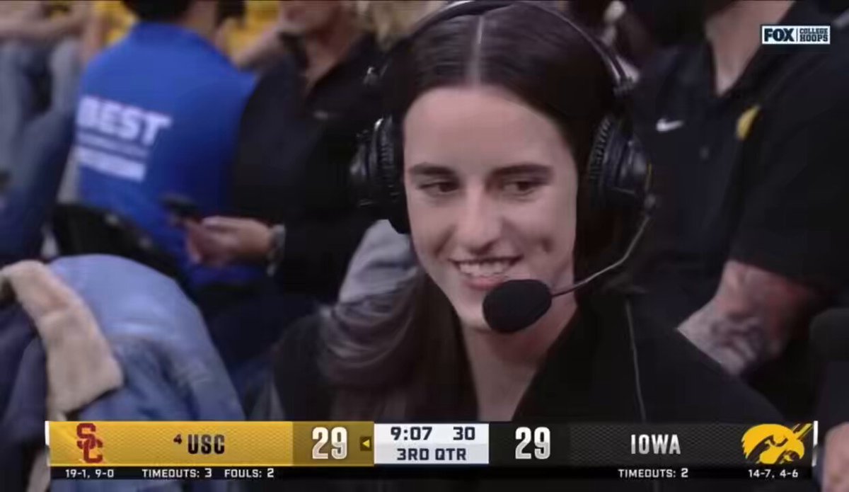 Excited to see Caitlin showcasing her analyst skills. She sat with the analysts at her jersey retirement game for a bit and dipped her toe in it, so I think she’s gonna kill it.