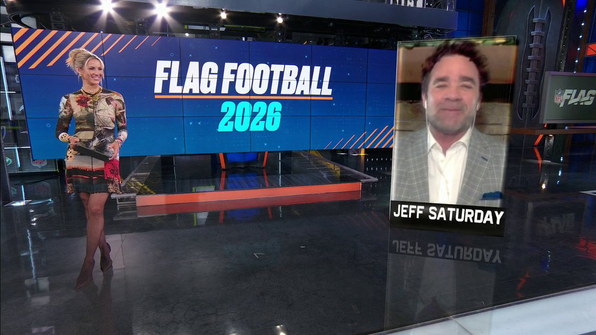 The NFL FLAG Championships have us counting down to summer 😎🌴 Jeff Saturday breaks down what this means for the future of the game with Laura Rutledge 🏈