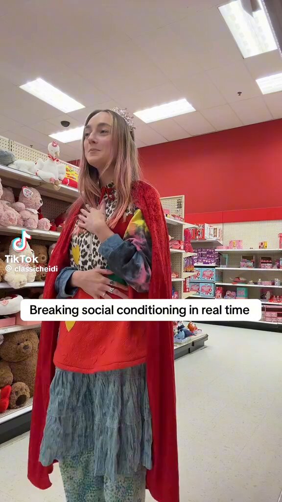 Imagine walking into target, trying to buy your kid a toy, and running into this kook
