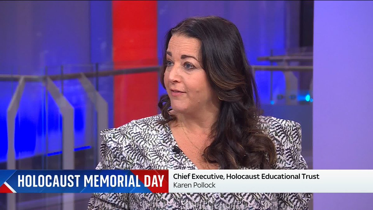 "It's not just about the past. Remembering meaningfully means we have to speak out about antisemitism today." Karen Pollock 🎗️ talks to Sarah-Jane Mee about the importance of marking Holocaust Memorial Day. Latest ➡️ 📺 Sky 501, Virgin 602 and YouTube