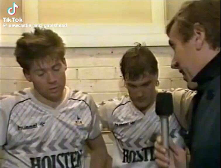 Never seen this before. But the kit, waddle and hoddle doing bits and martin Tyler. Used to be a proper side!