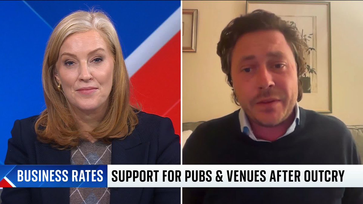 'When hospitality isn't operating properly, the nation isn't operating properly.' Pub and restaurant owner Andy Lennox talks to @SkySarahJane about the importance of his sector and his fears for its future. Latest ➡️ 📺 Sky 501, Virgin 602 &amp; YouTube