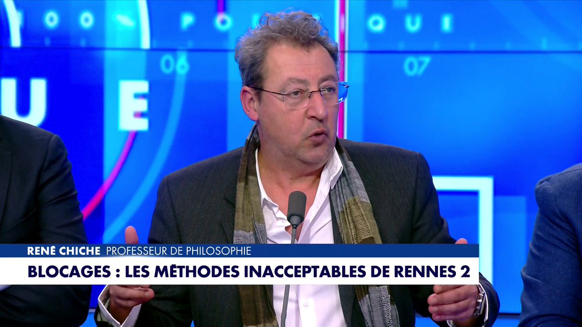 René Chiche : «Ni l'école, ni l'université ne sont les lieux de la politique. Je suis favorable à ce qu'aucun politique ne pénètre dans une université. Ce n'est pas le lieux.»