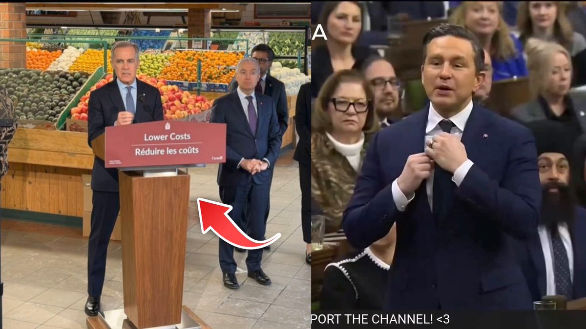 Pierre Poilievre ROASTS Mark Carney for HIDING THE FOOD PRICES at yesterday's press conference