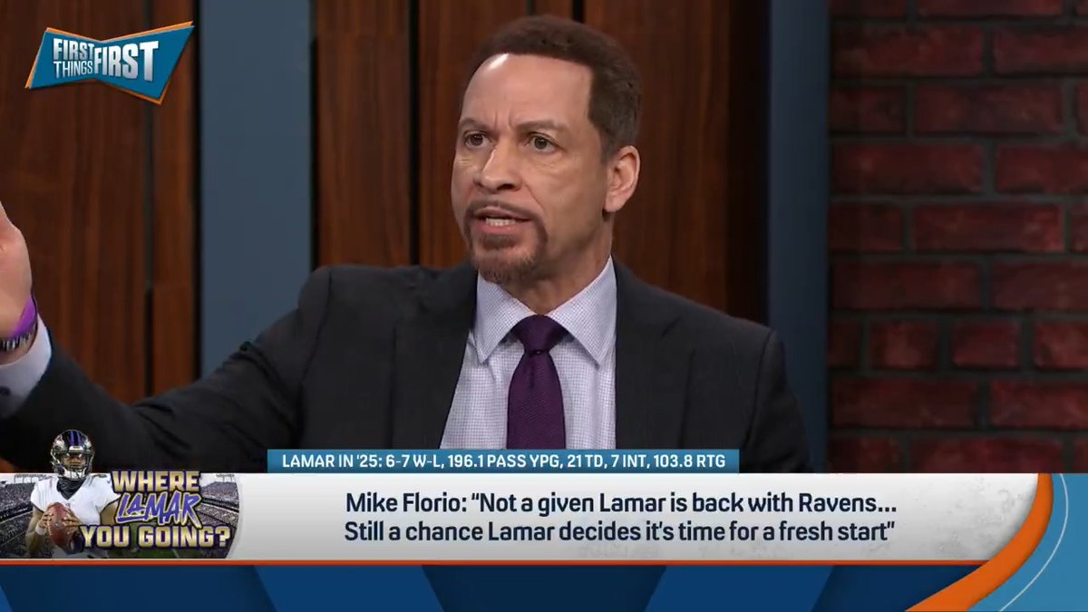 “If Lamar Jackson were to leave the Ravens for Miami…you ain’t about winning.” Chris Broussard can’t imagine why Lamar would leave Baltimore for the Dolphins: