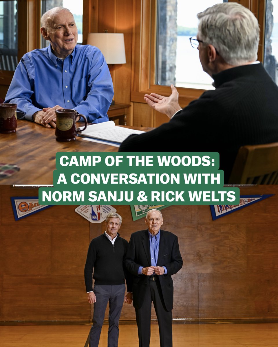 How do you build an NBA franchise from scratch? At Camp of the Woods in upstate New York, Norm Sonju and Rick Welts look back at the moments that shaped the Dallas Mavericks 🤠 Watch the full conversation on YouTube ⤵️