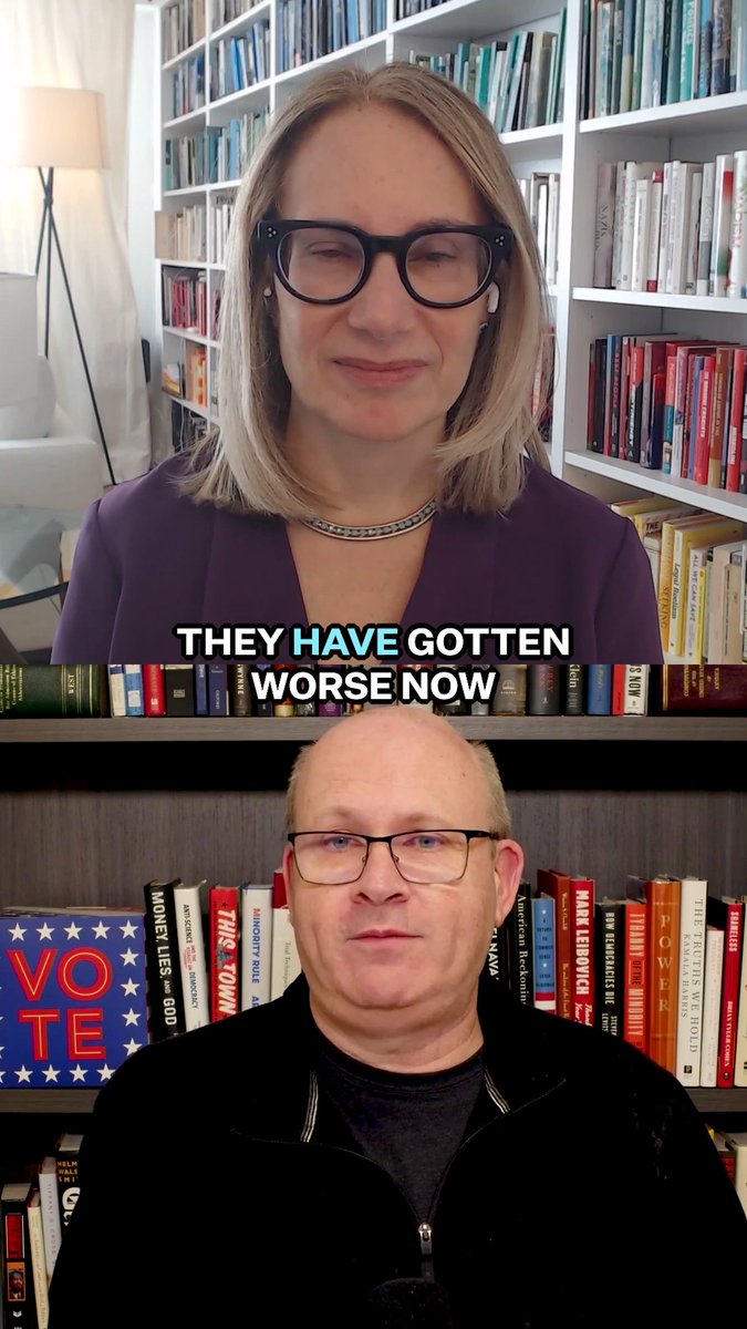 📽️NEW: Trump’s second term is accelerating an authoritarian playbook at a speed never seen before. Historian Ruth Ben-Ghiat explains how expansionism, paramilitary policing, election sabotage and propaganda mirror past fascist regimes, and why this moment is uniquely dangerous👇