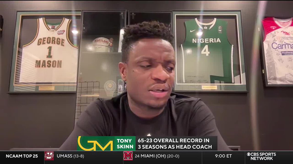 "I say all the time 'sometimes coaches get a little too much credit.'" George Mason Men's Basketball head coach Tony Skinn told Gary Parrish that George Mason's 18-2 start has been a collective effort.