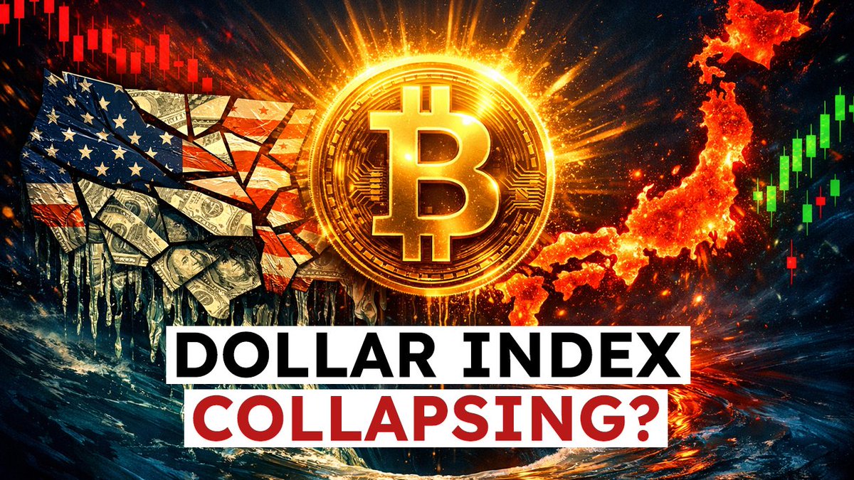 🚨NEW VIDEO🚨 Japan’s RATE CHECK Triggers a DOLLAR INDEX COLLAPSE A move out of Japan just broke the dollar’s long-term trend. Nik explains why this matters for global liquidity, stocks, and why Bitcoin lags first before reacting.