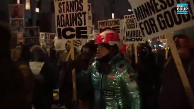 🚨"Shut it down for Alex, shut it down for Renee, shut it down for every immigrant terrorized. Shut it down until ICE is no longer on our streets!" -Minneapolis ICE protesters chant about upcoming 2nd ICE general strike in Minnesota happening on Friday January 30th. LIVE NOW ⬇️