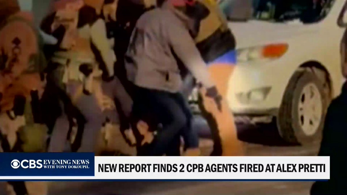 A preliminary report to Congress from Customs and Border Protection obtained by CBS News says two CBP agents opened fire during the fatal shooting of 37-year-old Alex Pretti. The report says that while Pretti was on the ground, a Border Patrol agent repeatedly yelled, “He’s got a gun,” but it makes no mention of Pretti reaching for a firearm in his waistband. Matt Gutman reports.