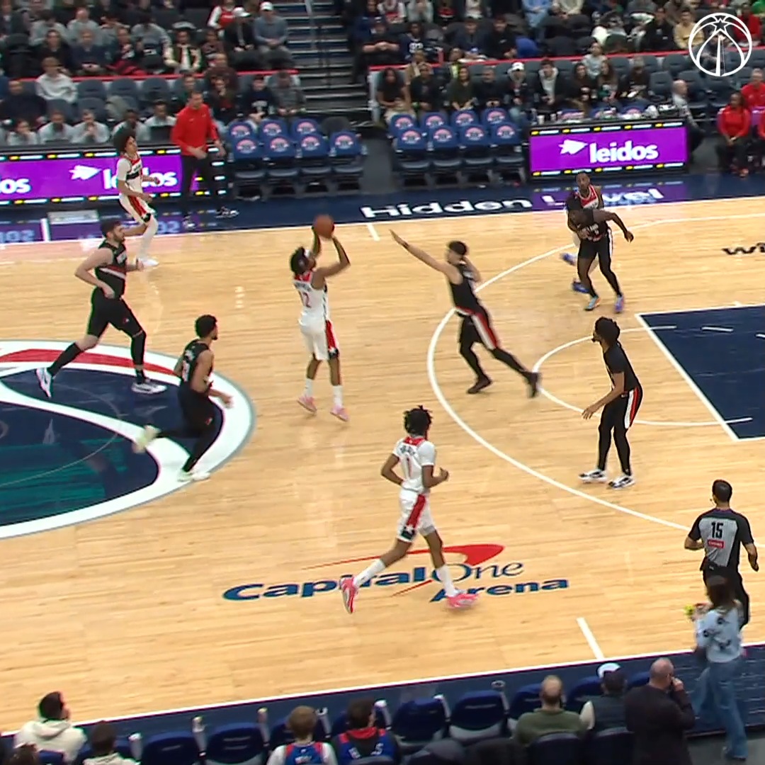 Tre Johnson really a threat to hit a bucket the moment he steps over the half-court line