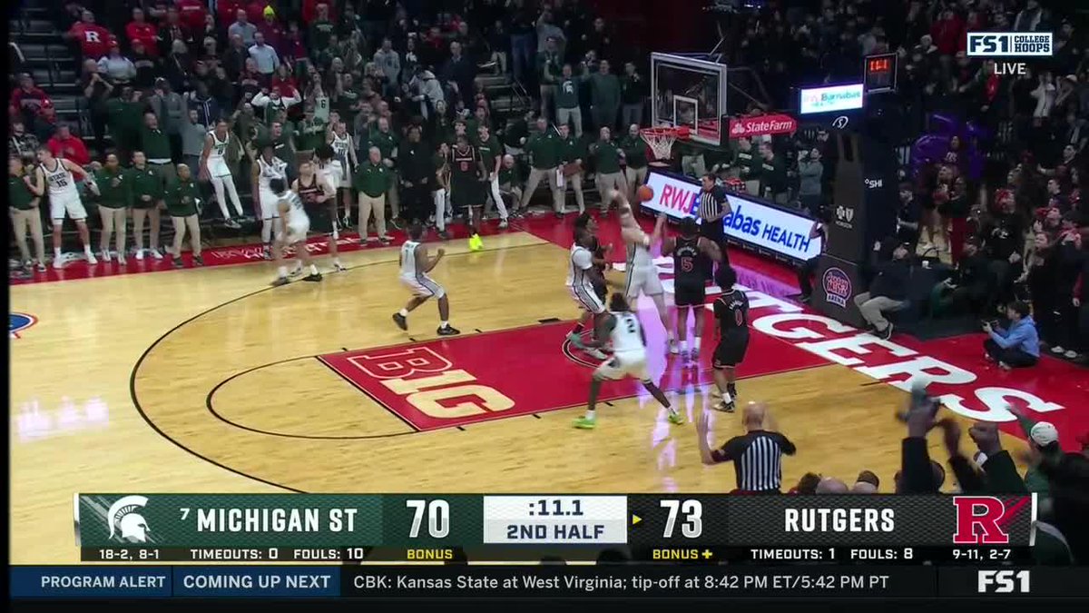 Divine Ugochukwu sends this one to OT 😳 Michigan State Men's Basketball 📺: FS1