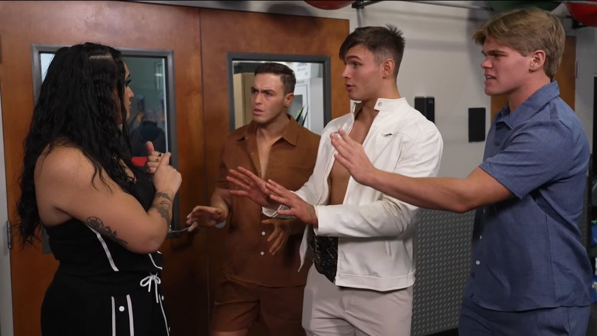 BIG news for The Vanity Project. 👀 Jackson Drake is IN the NXT Title Ladder Match, but Brad Baylor and Ricky Smokes are BANNED from ringside, AND Joe Hendry will be in the match IF he is medically cleared!