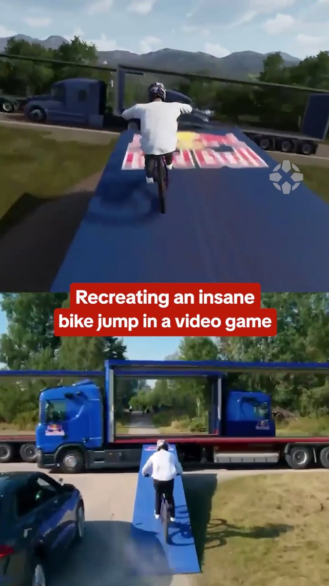 Pro mountain biker Matt Jones made a video game where you can recreate one his craziest stunts. Game name: MAVRIX