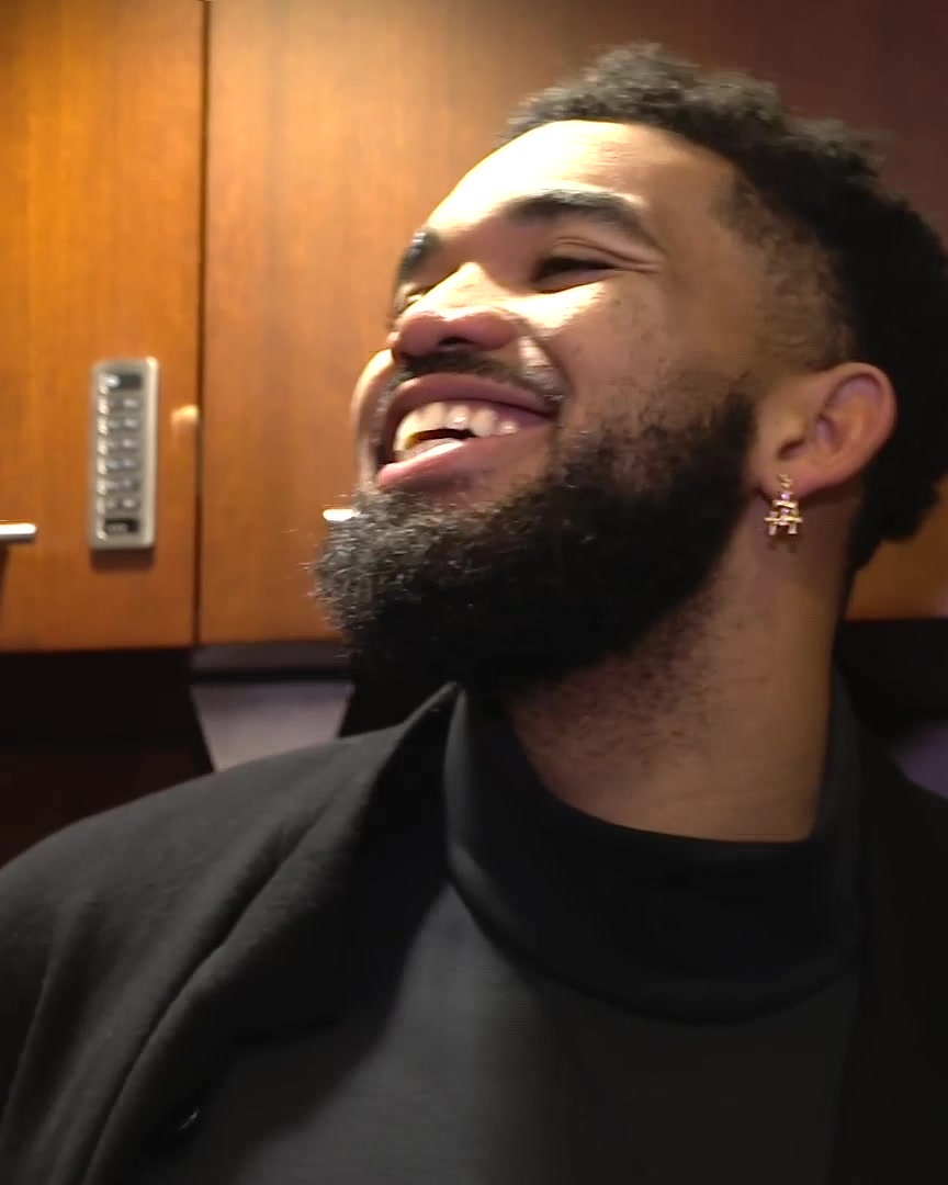 "[Mike Brown] saw what he saw. We've got to win. That's the most important thing. That's all I care about, New York cares about, this team cares about - is wins" - Karl-Anthony Towns on not playing down the stretch in tonight's win over the Kings
