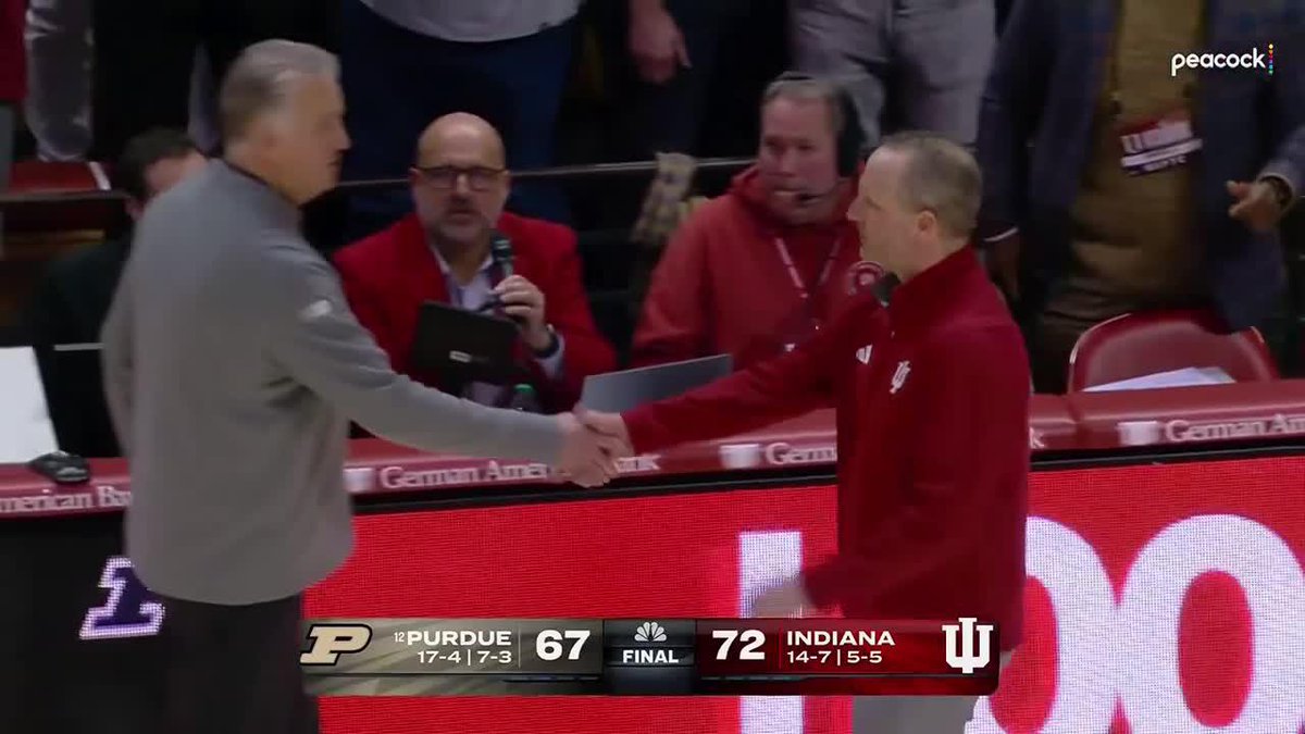 HOOSIERS TAKE DOWN NO. 12 PURDUE 🚨 Indiana Basketball