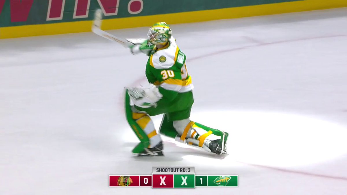 Come for the save, stay for the iconic Jesper Wallstedt celly 👏