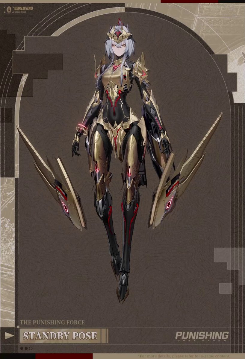 [Rosetta: Arete New SFX Coating | Gilded Creed] She follows sacred precepts, dons golden armor that bears the weight of duty, and offers her prayer toward the falling aurora. Her oath of loyalty is forged into her very blood, set deep along her spine. When the storm gnaws at the northern frontier and her halberd rises through the snow, roaring at the dying sun, she does not step back. Not even once. [How to Obtain] After the update on February 3 until March 16 at 23:00 (UTC), purchase the [Gilded Creed Coating Bundle] to obtain Rosetta: Arete's SFX Coating [Gilded Creed]. Purchase [Weapon Coating - Frost Incineration] to obtain the matching weapon coating. Punishing: Gray Raven will launch on Steam on Feb 03 (UTC+8)! Add to your wishlist now: #punishinggrayraven #PGR