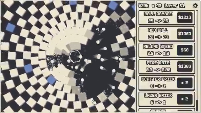 'Orbrix' is an incremental breakout game you can play idly or actively Break endless layers of bricks and purchase powerful upgrades to try and complete level 1000