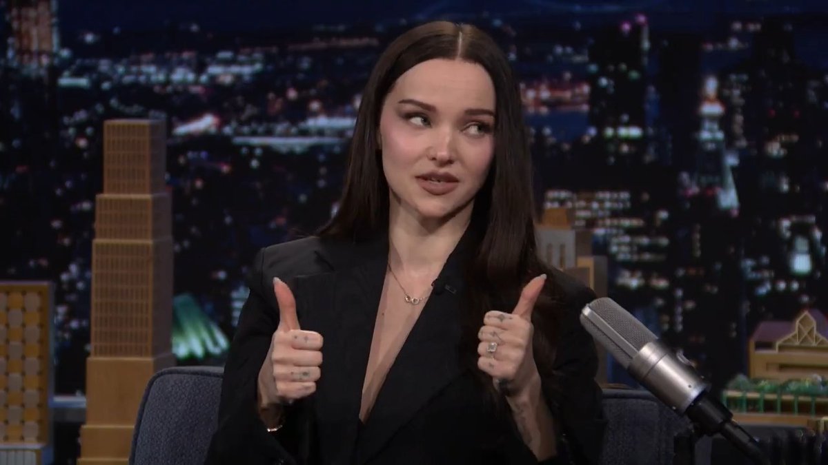 .Dove Cameron announces that she’s releasing her debut album this year! #FallonTonight