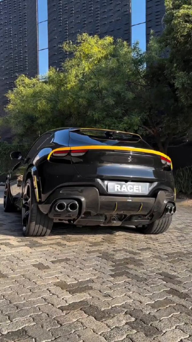 Subtle is overrated. Ferrari Purosangue with Novitec exhaust says everything out loud. RACE! QUALITY BRANDS