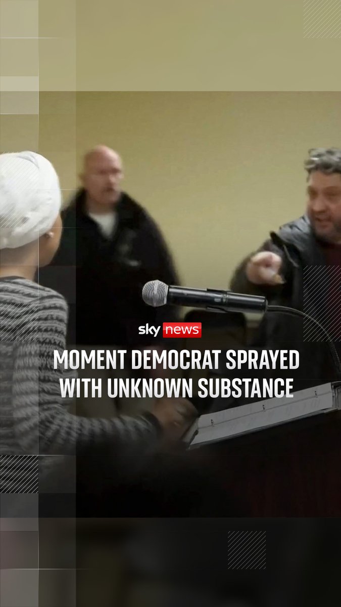Ilhan Omar, a Democratic representative in Minnesota, was attacked with an unknown substance while holding a town hall in Minneapolis. The attacker was quickly detained. U.S. Latest: