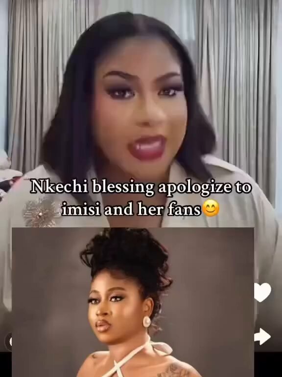 Nkechi Blessing apologize to Imisi and her fans for asking her a sensitive question about her mom on her birthday celebration party...🥹🧎🏻‍♂️‍➡️