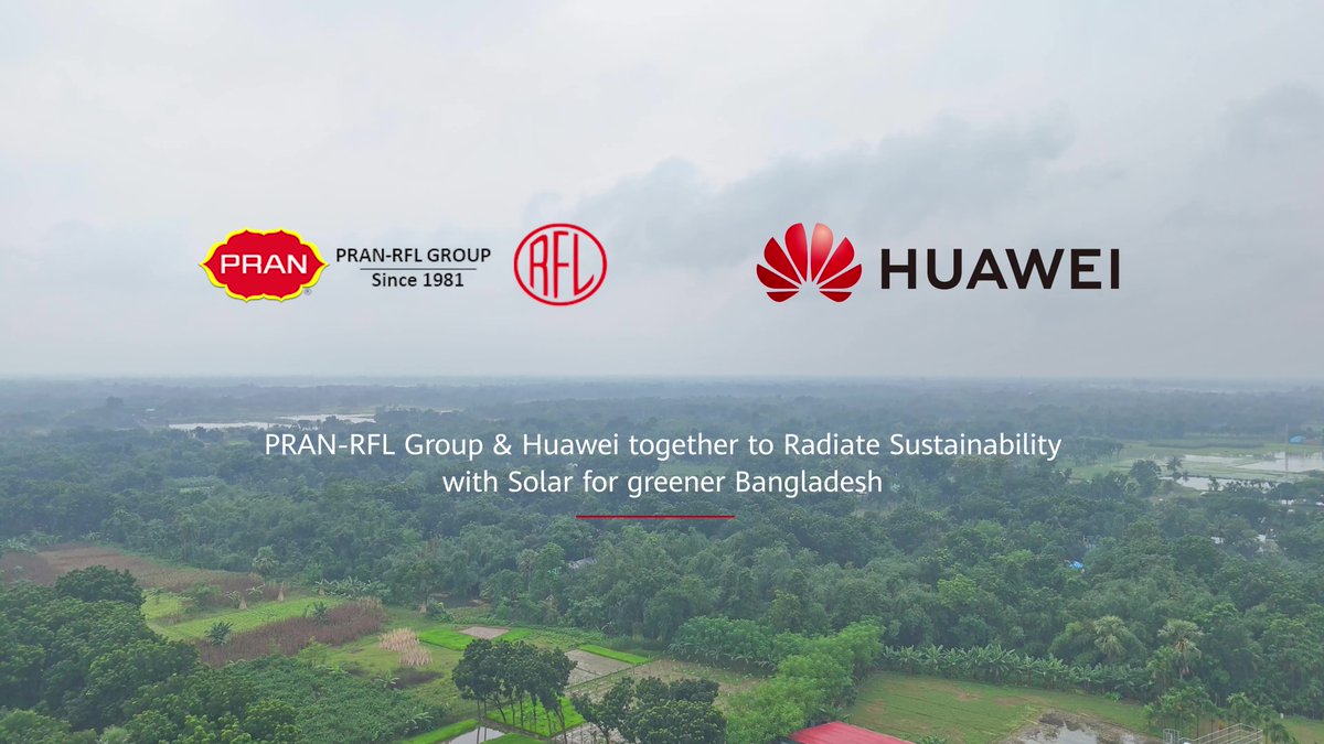 PRAN Agro Ltd.'s Natore factory is supporting a cleaner, greener Bangladesh by deploying a 4+ MW solar project. Powered by Huawei inverter technology, the system is lowering energy costs, improving operational stability, and reducing reliance on rural electricity.