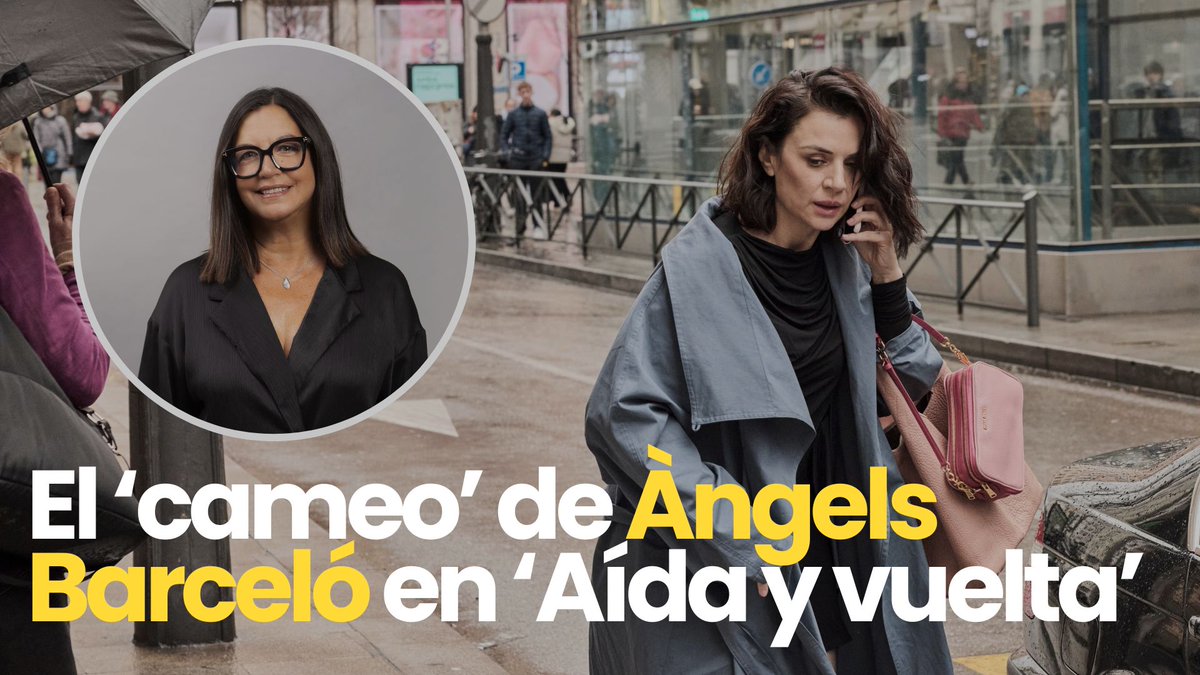 🤣 El divertido 'cameo' de Àngels Barceló en la película #AídaYVuelta La directora de Hoy por Hoy participa en la película dirigida por Paco León con una entrevista al personaje de Miren Ibarguren 📽️ Os ofrecemos este adelanto