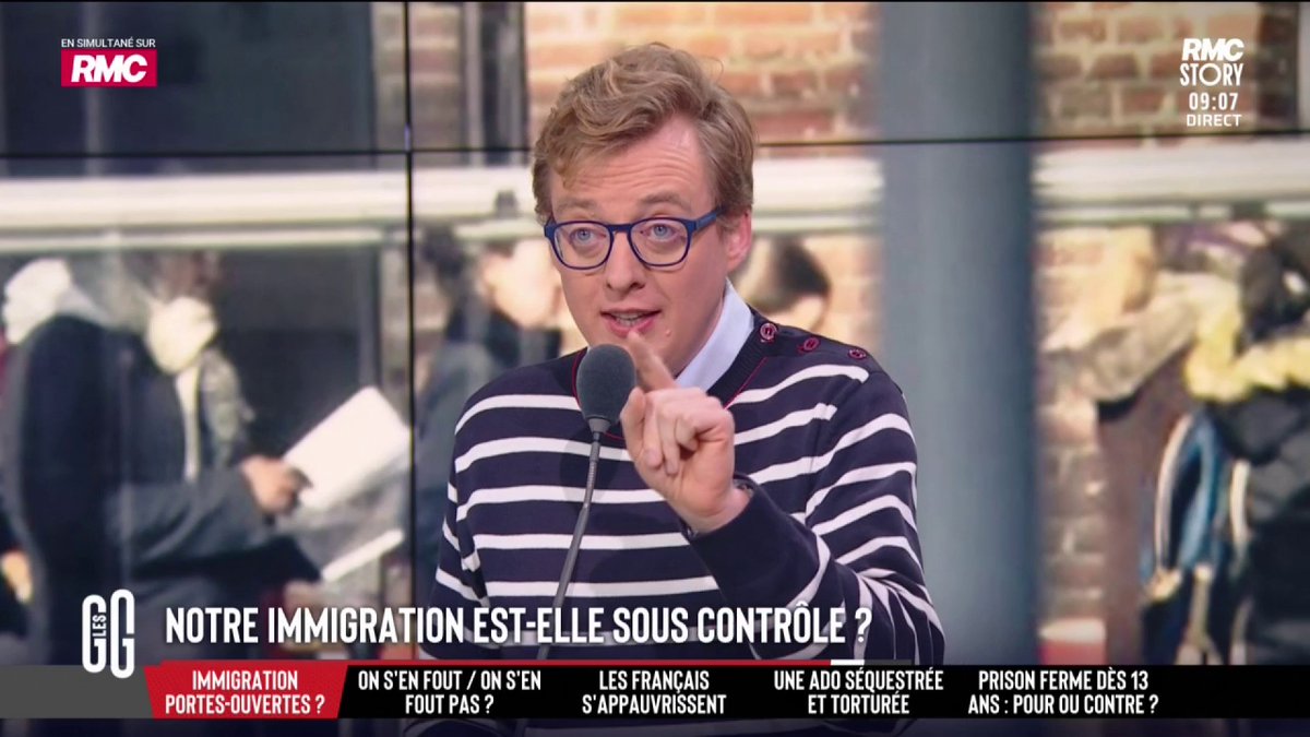 Immigrations : portes-ouvertes ? Antoine Diers : "C’est pire que ce que tout le monde imagine. L’immigration française n’est absolument pas régulée. On n’imagine pas le niveau de présence d’étrangers dans notre pays qui ne viennent pas majoritairement pour travailler !" #GGRMC