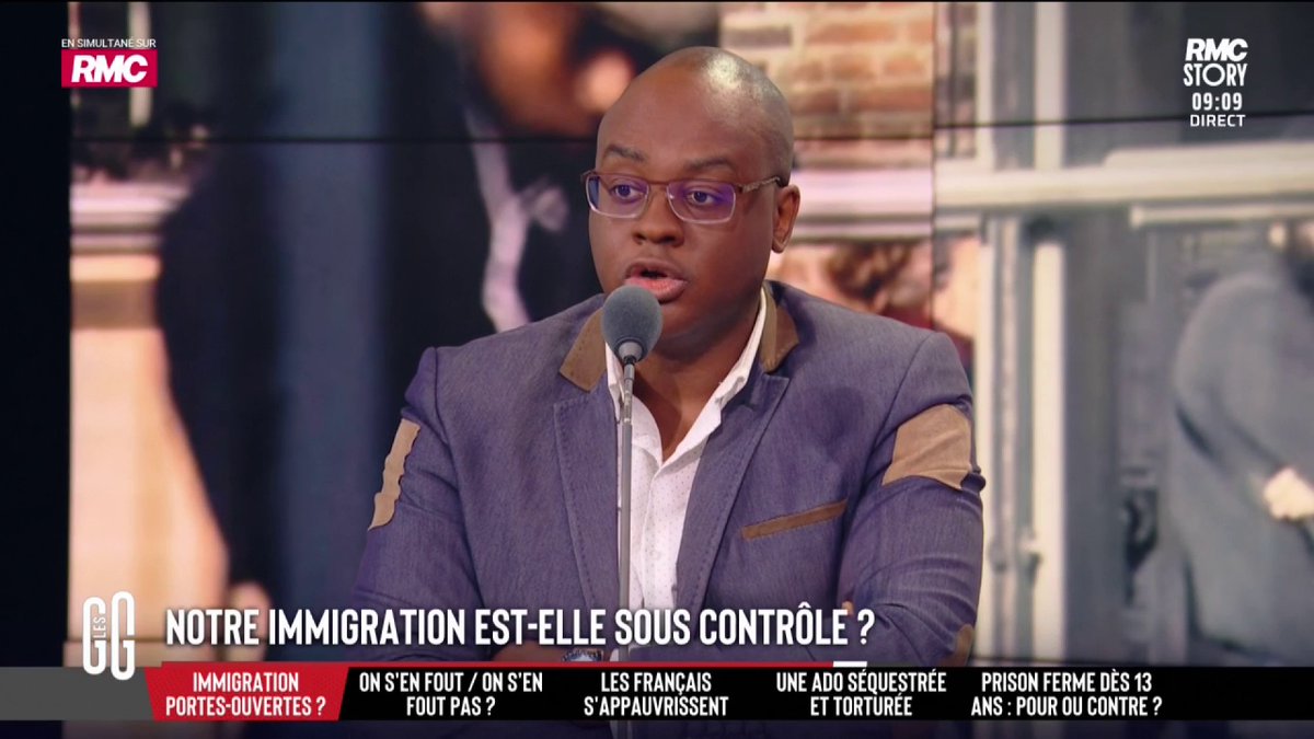🔴 Immigration : portes-ouvertes ? 💬 Pour Abel Boyi : "Le problème, ce sont les OQTF, mais tous ne sont pas forcément à expulser. Quand on se balade en France, on n’a pas l’impression d’être submergé par les immigrés. Il faut de la nuance." #GGRMC