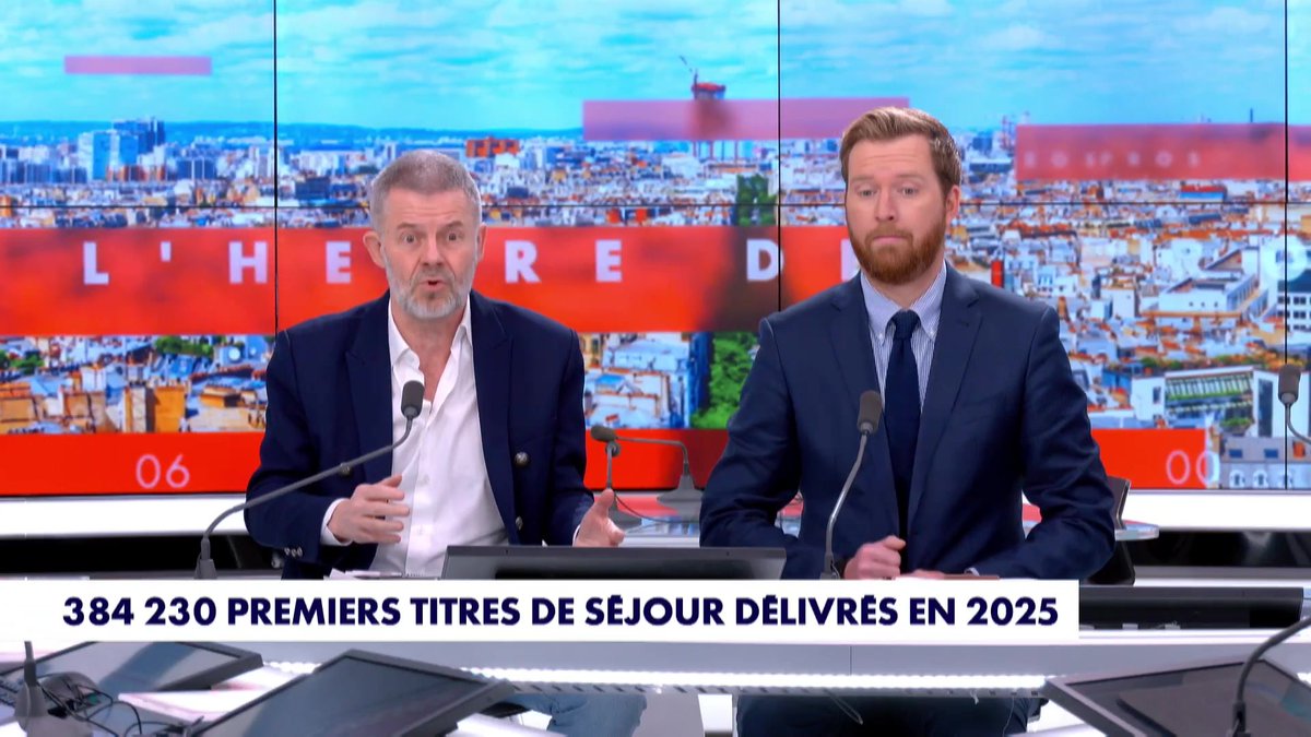 "Ce n'est pas vrai qu'on peut remplacer des Français de naissance (...) par des êtres venus de l'autre bout du monde et penser que la France va rester la France" explique Eric Naulleau dans #HDPros sur #Europe1 Pascal Praud