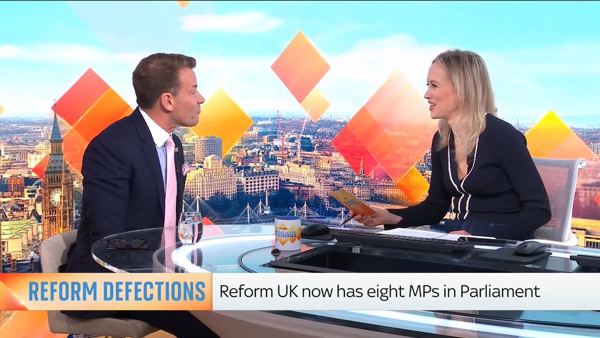 Chairman of Reform UK Dr David Bull tells Sophy Ridge that Labour defectors are "still on the cards" However, he refuses to say which Conservative MPs the party has declined ⬇️