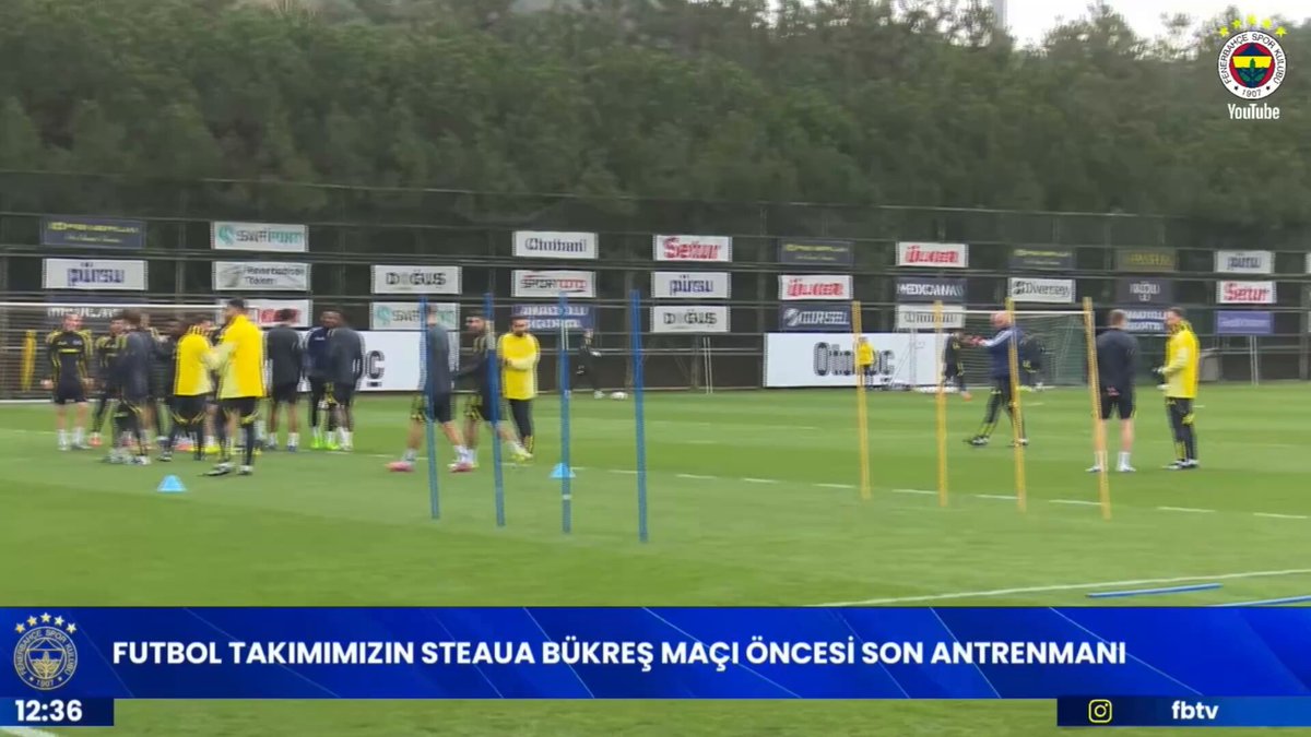 🚨 Steaua Bükreş maçı öncesi son antrenmanda Hocamız Domenico Tedesco ile Kerem Aktürkoğlu, mini bir toplantı yaptı.