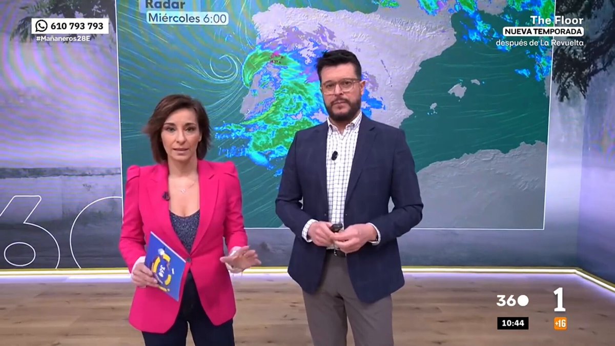 Totalmente de acuerdo con esta presentadora, parece que cuando pasa algo en Madrid se acaba el Mundo y el temporal es en toda España, un aplauso para ella.